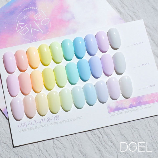 Dgel Signature Cotton Candy Collection
