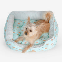 Olchi Bear Square Bed Mint