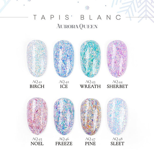 Dgel Aurora Queen Tapis Blanc Collection