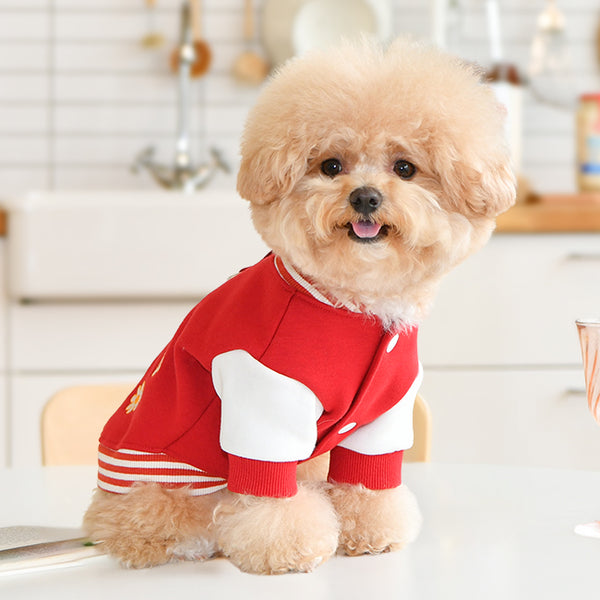 Olchi Friends BaseBall Jumper Red
