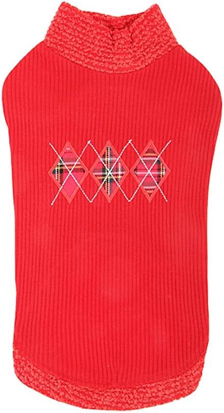 Catspia Argyle/ Red/ L