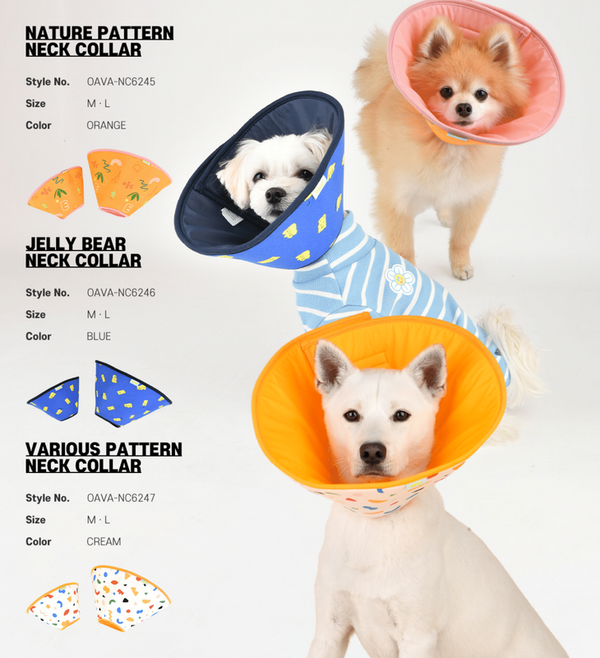 Olchi Nature Pattern Neck Collar Pet Headgear