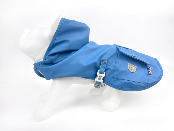 Sydney & Co Dog Raincoat (Blue)