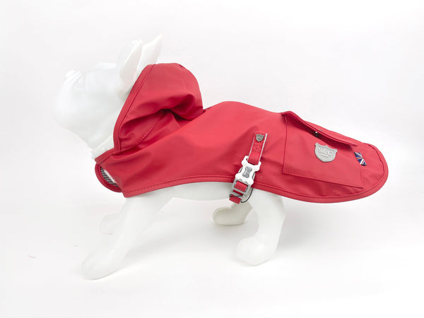 Sydney & Co Dog Raincoat(Red) Dog Raincoat(Red)