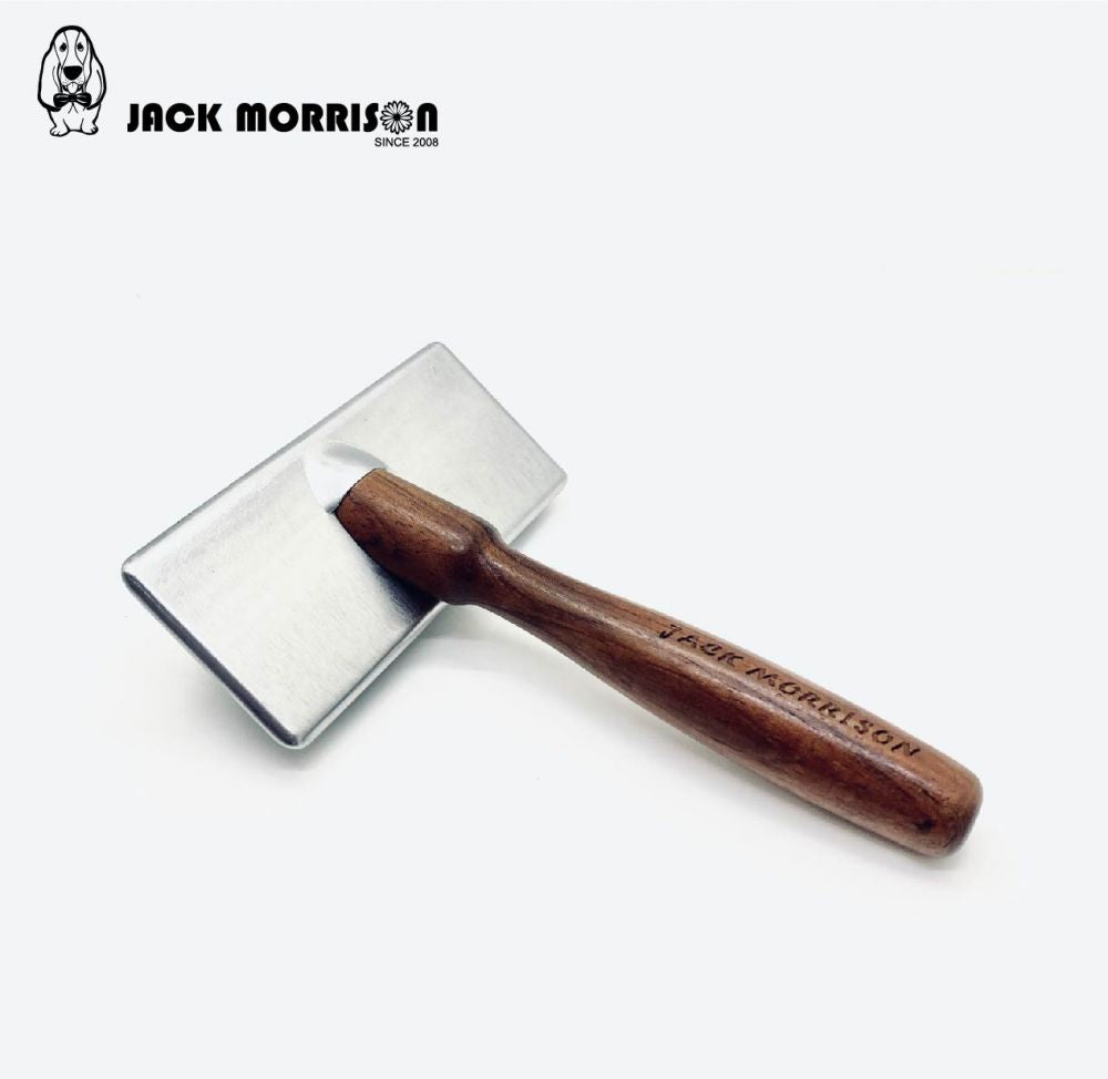 Jack Morrison Wooden Handle Sticker (S) 專業寵物針梳 - 小
