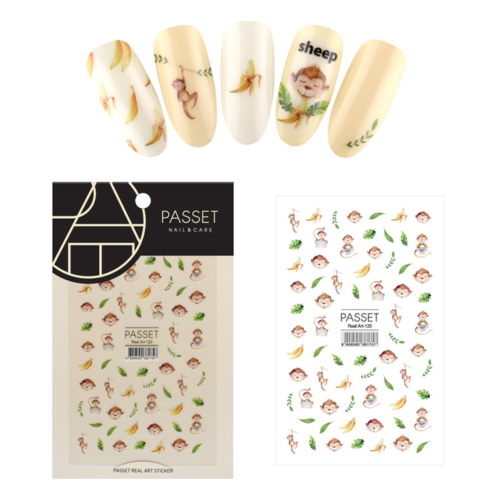 Passet Real Art Nail Stickers 120