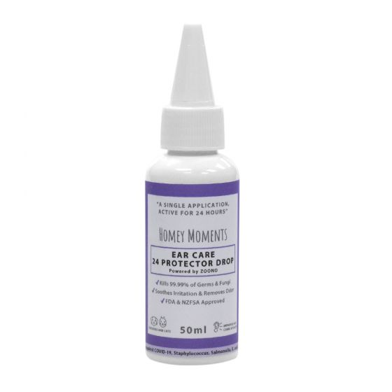 Homey Moments Ear Care 24 Protector Drop 抗菌清道夫 (長效呵護潔耳滴劑) 50ml