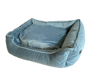 Kysler Pet Bed (Slate Blue Velvet)