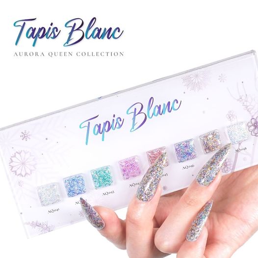 Dgel Aurora Queen Tapis Blanc Collection