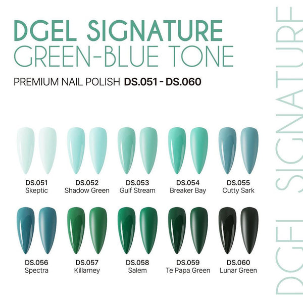 Dgel Signature - Green to Blue Tone
