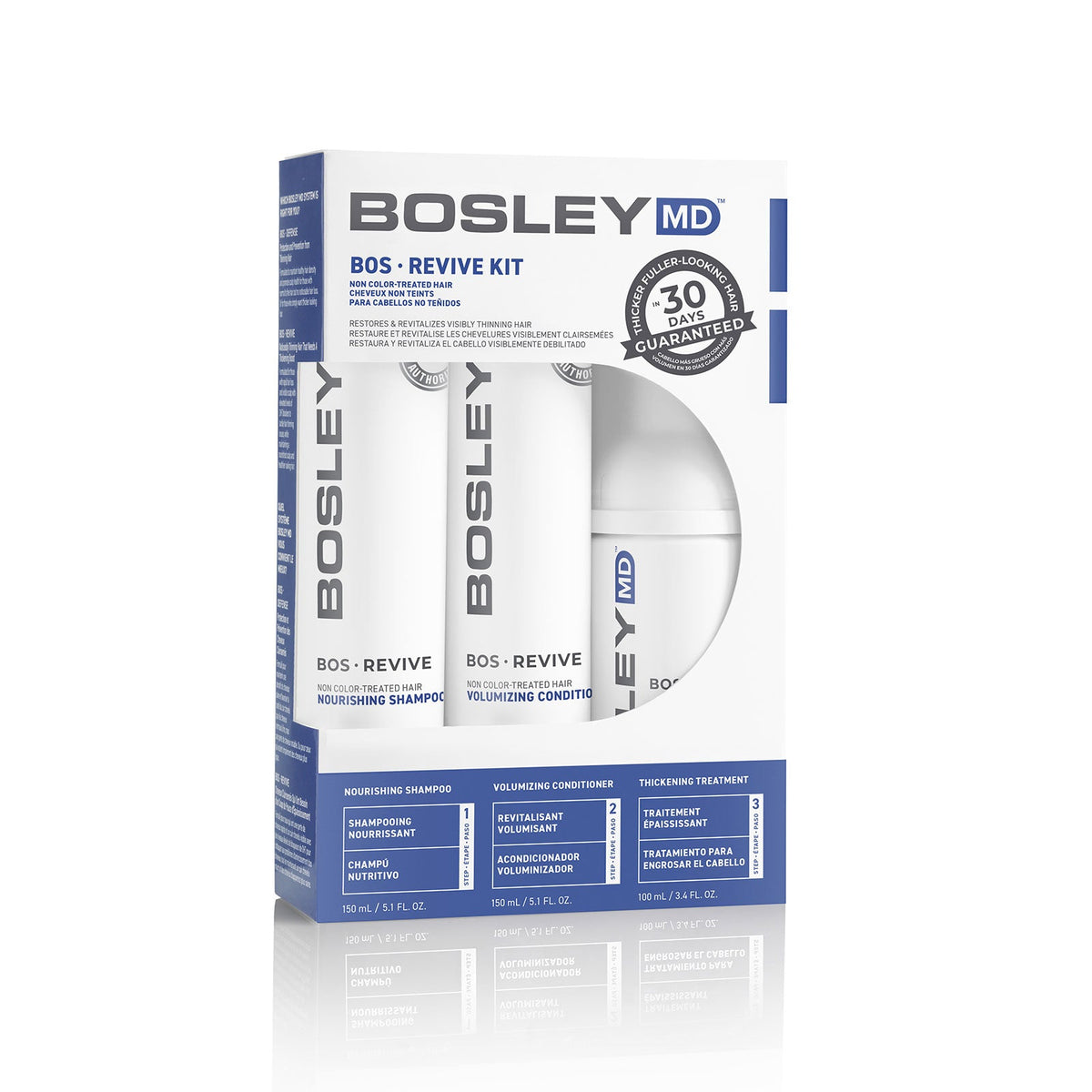 BosleyMD Revive Non Color Treated Hair 30 Days Starter Kit 活髮系列 - 未經染髮配方 30天套裝
