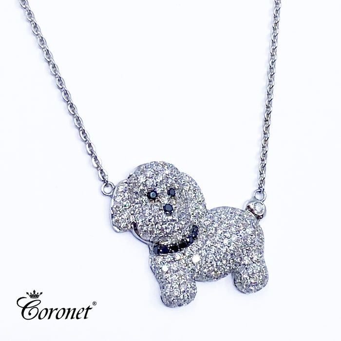 DIAMOND DOG PENDANT with Chain