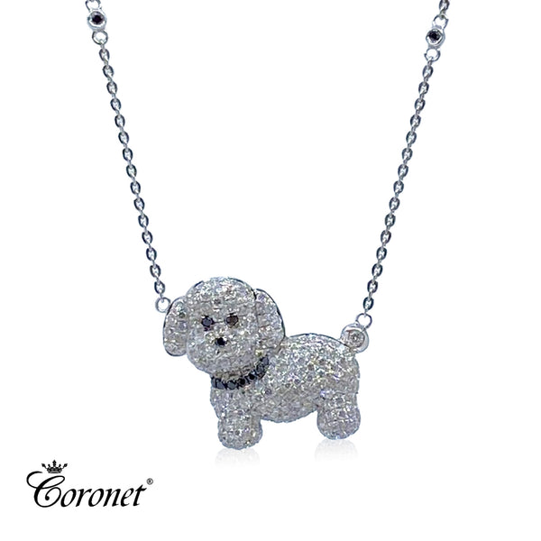 DIAMOND DOG PENDANT with Chain