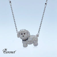 DIAMOND DOG PENDANT with Chain