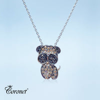 DIAMOND PUG PENDANT with Chain