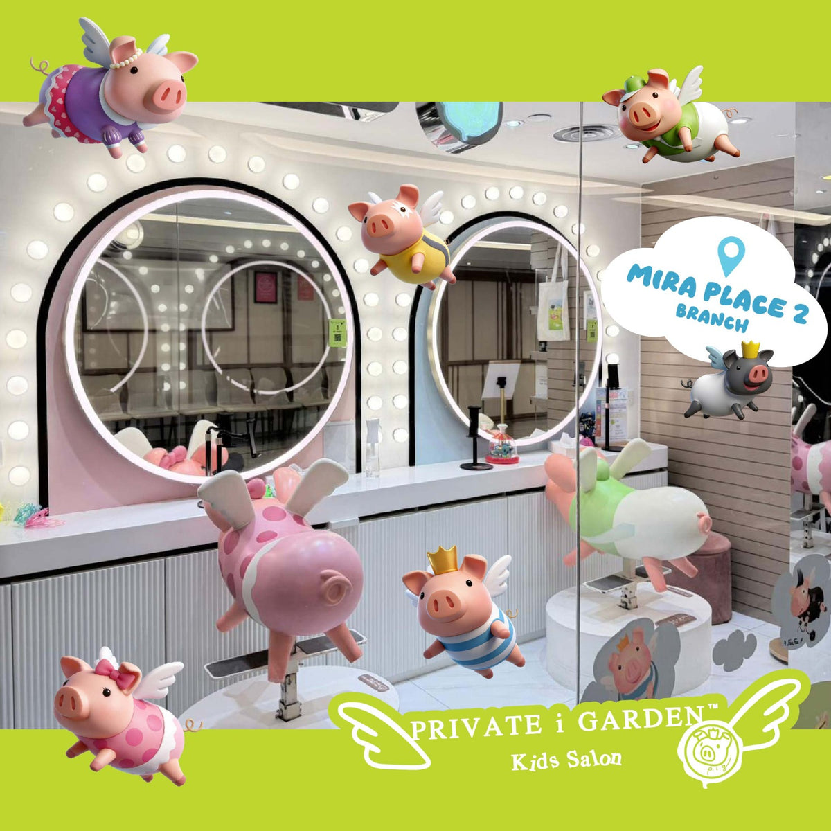 Kids Haircut Service with Free Private i Garden Story Book