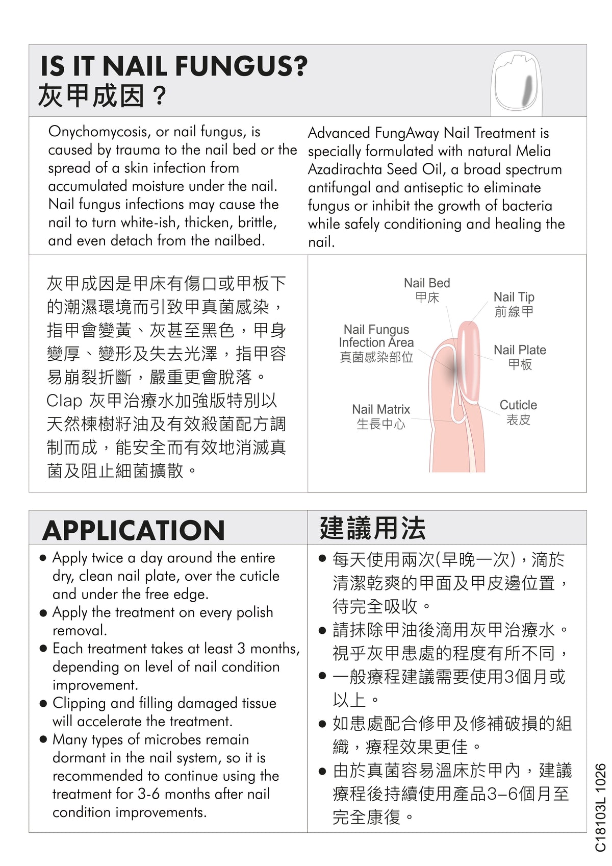 Clap Advanced FungAway Onychomycosis Treatment 20ml