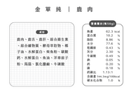 【毛怪樂園】金單純單一肉源貓主食餐包－鹿肉50g