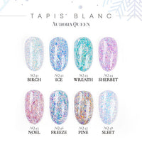 Dgel Aurora Queen Tapis Blanc Collection