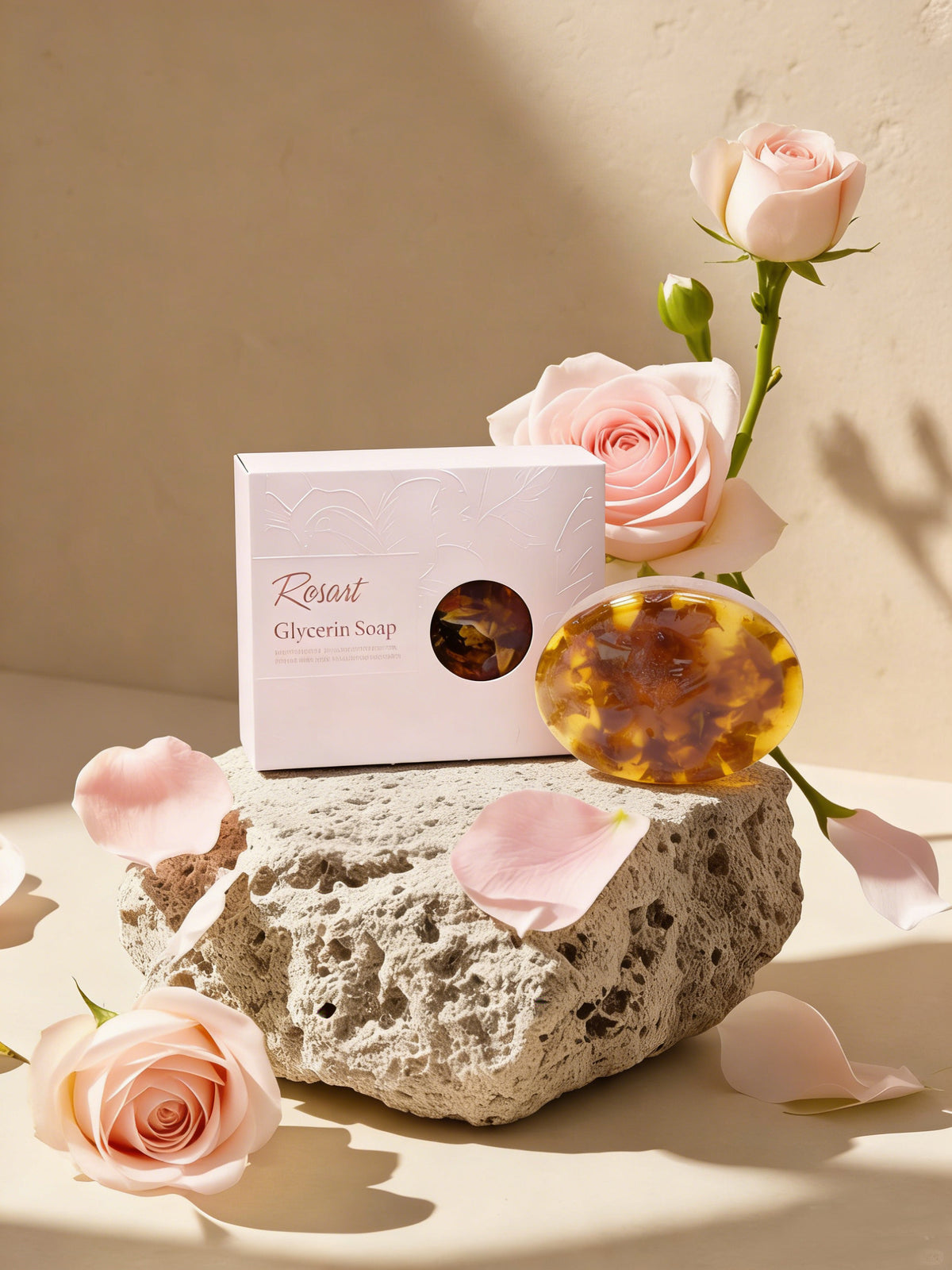 Rosart Rose Glycerin Soap 玫瑰純露甘油皂 90g