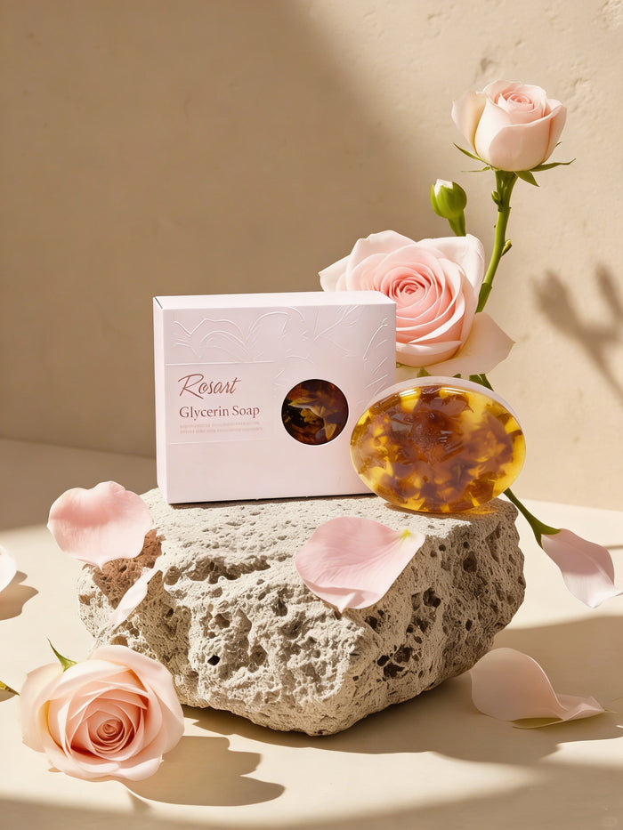 Rosart Rose Glycerin Soap 玫瑰純露甘油皂 90g
