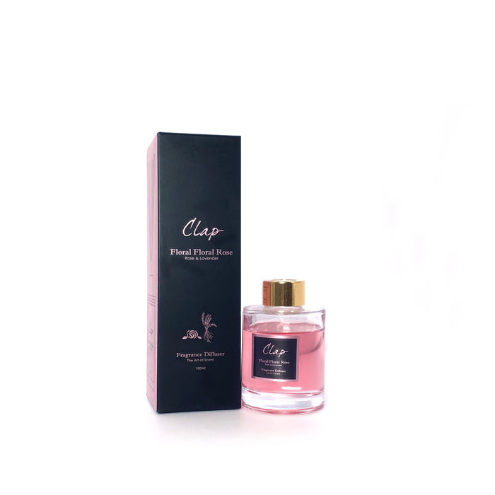 Clap Floral Rose (Rose & Lavender) Diffuser 玫瑰薰衣草香氛瓶 100ml