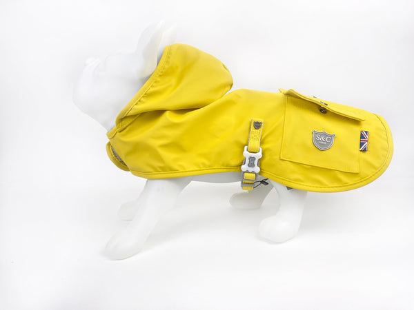Sydney & Co 狗狗雨衣(黃色) Dog Raincoat (Yellow)