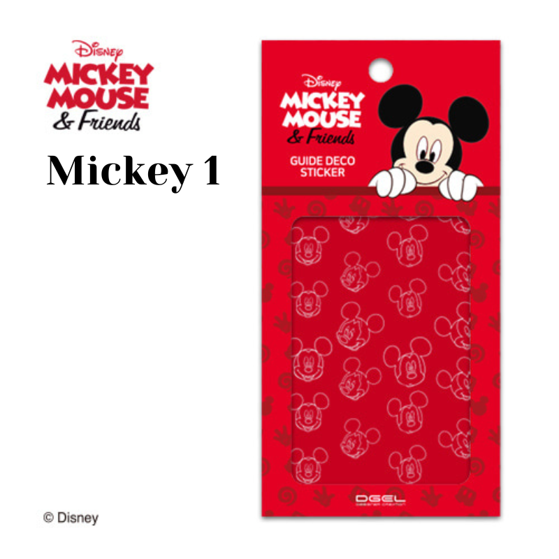 Dgel Mickey Disney Guide Deco Sticker 米奇1 迪士尼美甲彩繪貼紙