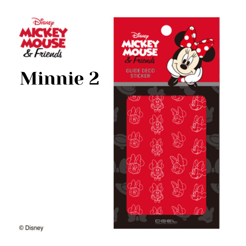 Dgel Minnie 2 Disney Guide Deco Sticker Dage Minnie 2 迪士尼美甲彩繪貼紙