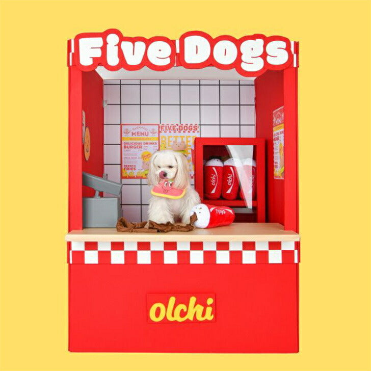 Olchi Five Dogs Drinks Toy 寵物玩具