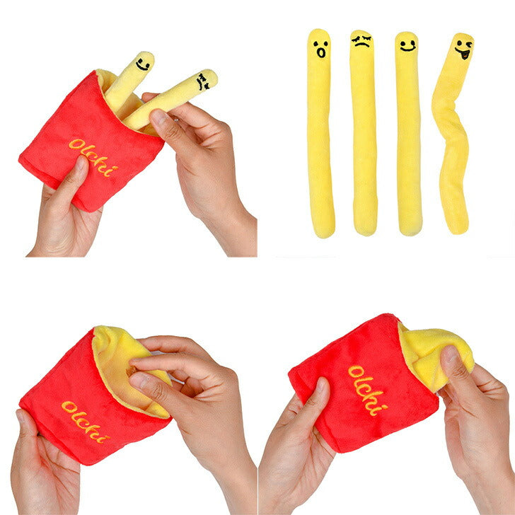 Olchi Five Dogs Fried Potato Toy 寵物玩具