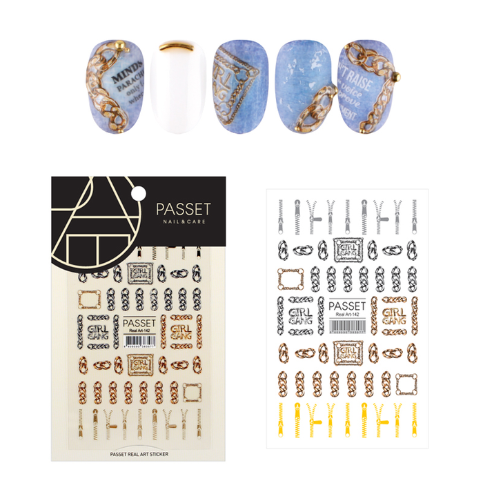 Passet Real Art Nail Sticker 142