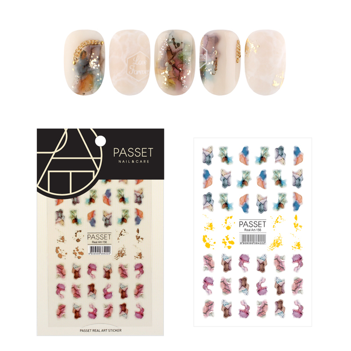 Passet Real Art Nail Stickers 156