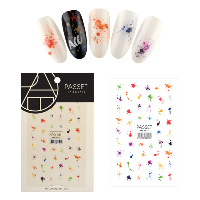 Passet Real Art Nail Sticker 131