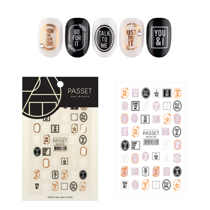 Passet Real Art Nail Stickers 144